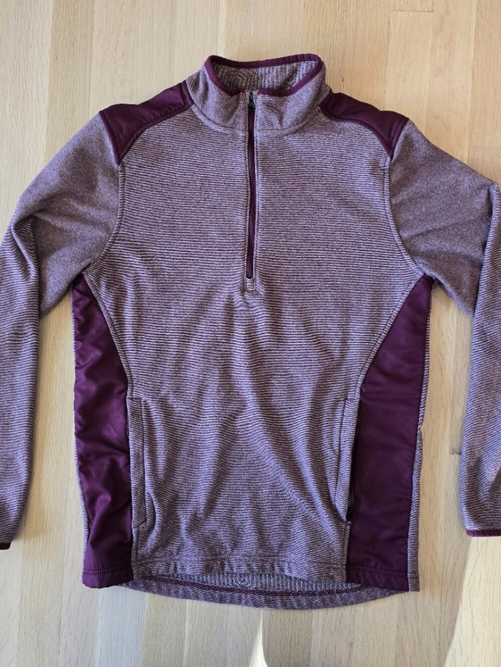 Under Armour ColdGear Women's S Lavender/Purple 1/4 Zip Mock Neck Loose Pullover